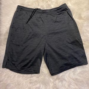 Diadora Men’s size large basketball activewear athletic Running Gym shorts Grey
